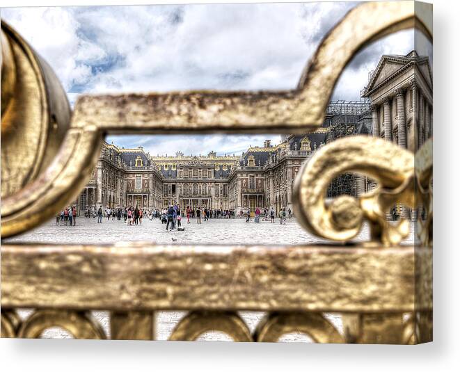 Art Canvas Print featuring the photograph Versailles by Gouzel -