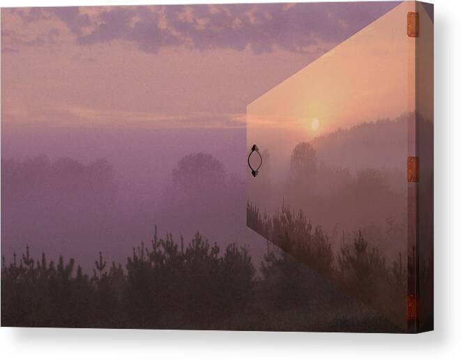 Window Canvas Print featuring the photograph Window In Time by Jon Lord