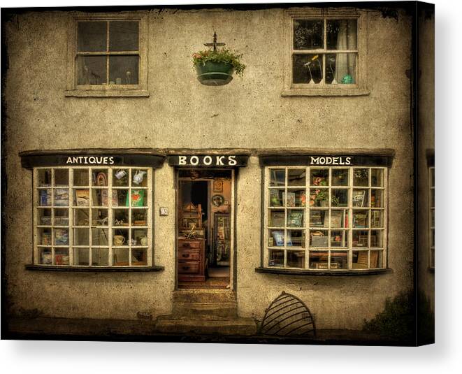 Shop Canvas Print featuring the photograph Window Shopping by Evelina Kremsdorf