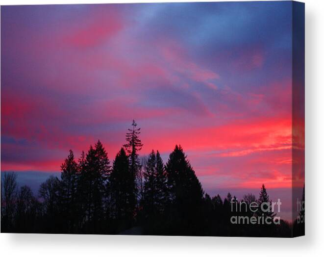 Sunrise Canvas Print featuring the photograph Beautiful Sunrise #2 by Nick Gustafson