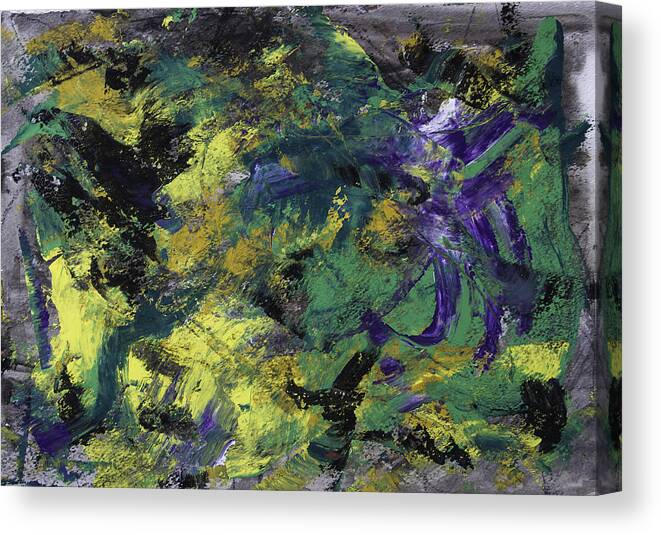 Abstract Canvas Print featuring the painting Jesse Caramel by Julius Hannah