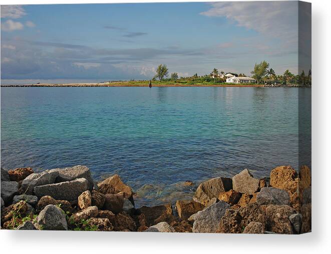  Lake Worth Inlet Canvas Print featuring the photograph 10- Lake Worth Inlet by Joseph Keane