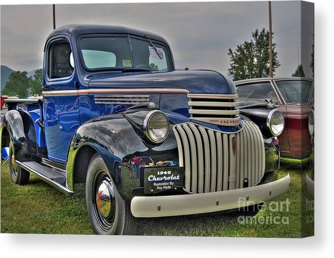1946 Chevy Canvas Print featuring the photograph 1946 Chevy by Todd Hostetter