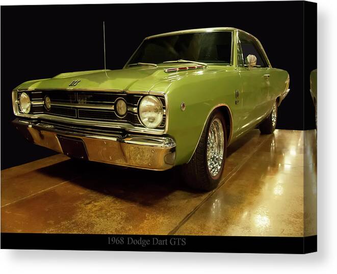 1968 Dodge Dart Gts Canvas Print featuring the photograph 1968 Dodge Dart GTS by Flees Photos