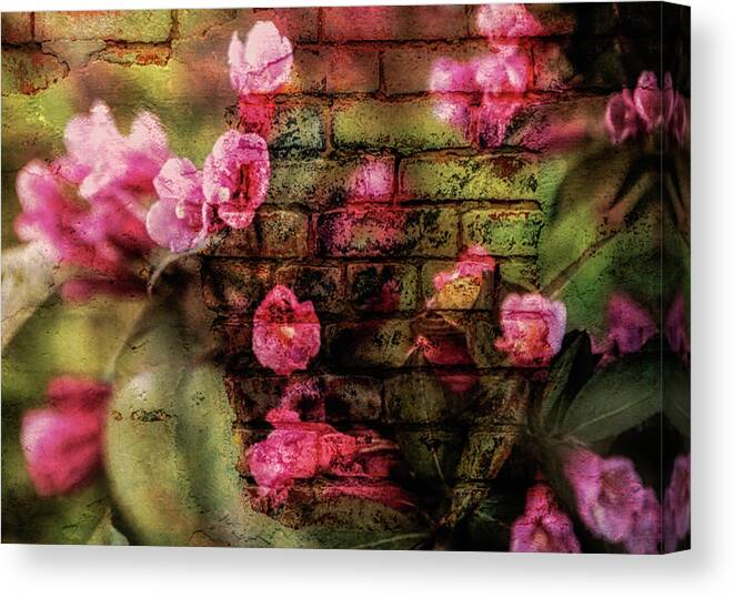Pink Flowers Canvas Print featuring the photograph Summer Flowers #2 by Jim Bembinster