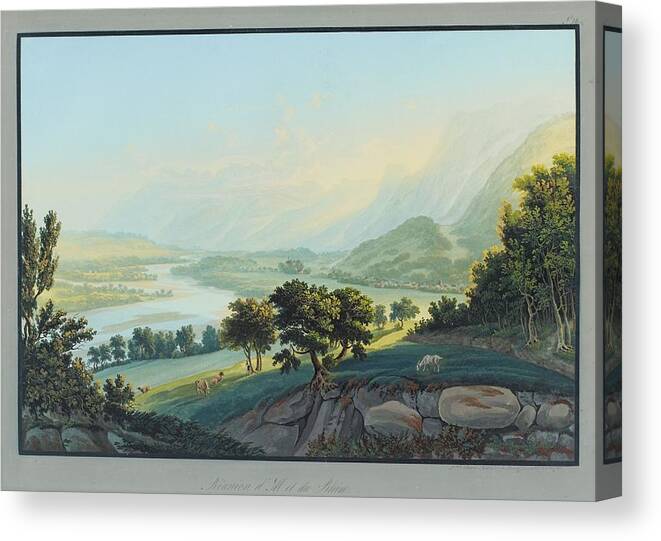 Bleuler Canvas Print featuring the painting Nature by Johann Ludwig