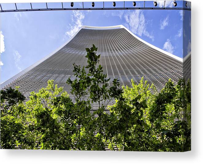 Finance Canvas Print featuring the photograph Walkie Talkie Skyscraper London #3 by Shirley Mitchell