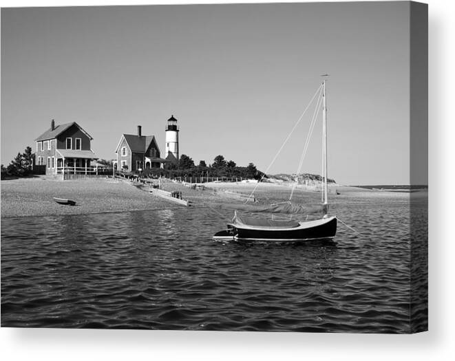 Sandy Neck Canvas Print featuring the photograph Sandy Neck Lighthouse #5 by Charles Harden