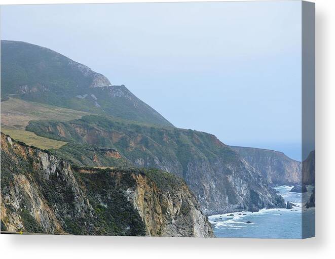 Andscape Canvas Print featuring the photograph Big Sur #7 by Marian Jenkins