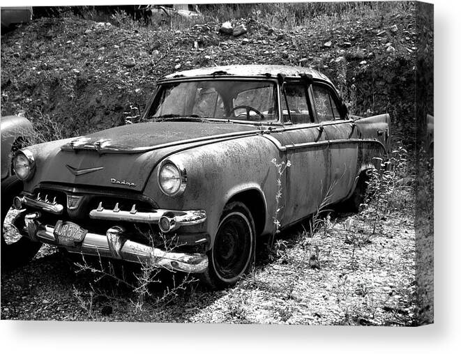 Denise Bruchman Canvas Print featuring the photograph Abandoned Dodge by Denise Bruchman