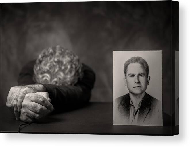 Father Canvas Print featuring the photograph Absence by Vito Guarino
