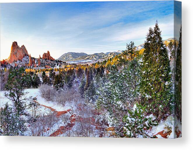 Colorado Landscapes Canvas Print featuring the photograph After the Storm by Tim Reaves