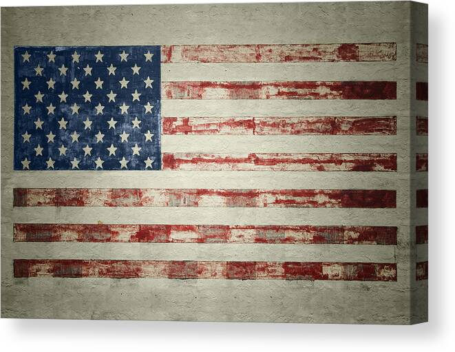 America The Beautiful Canvas Print featuring the photograph America the Beautiful by Steven Michael