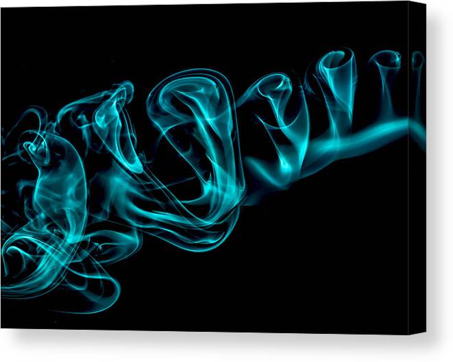Smoke Canvas Print featuring the photograph Artistic Smoke illusion by Bruce Pritchett