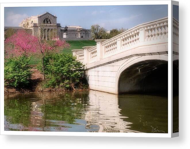 Art Museum Canvas Print featuring the photograph Art Hill in St. Louis by Peggy Dietz