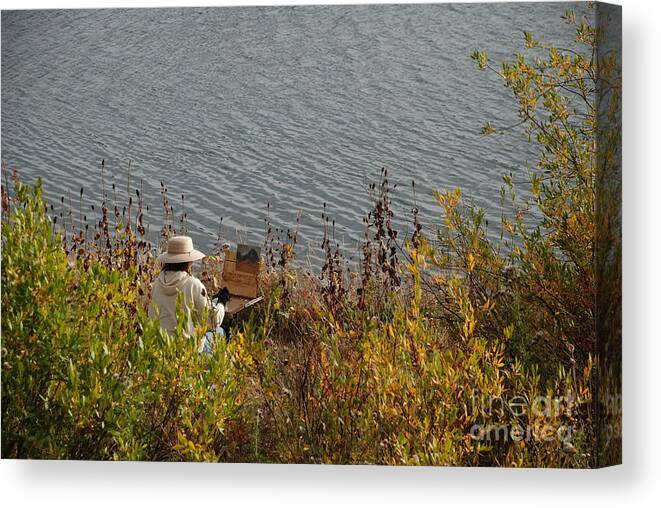 Au Plein Canvas Print featuring the photograph Au Plein by Jim Goodman