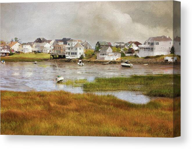 Fall Canvas Print featuring the photograph Autumn on the Basin by Karen Lynch