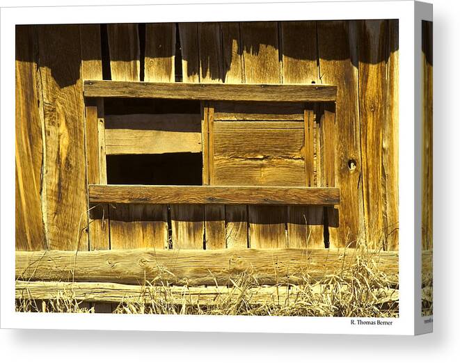  Canvas Print featuring the photograph Barn by R Thomas Berner