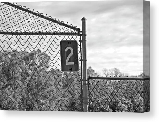 Baseball Field Number Two Canvas Print featuring the photograph Baseball Field Number Two by Sandra Church