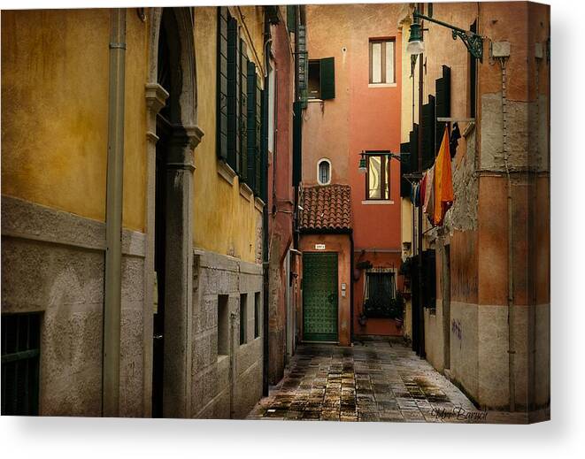 Street Canvas Print featuring the photograph Bella Italia by Uri Baruch