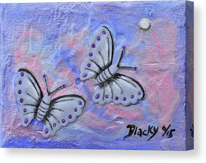 Heaven Canvas Print featuring the mixed media Bound For Heaven by Donna Blackhall