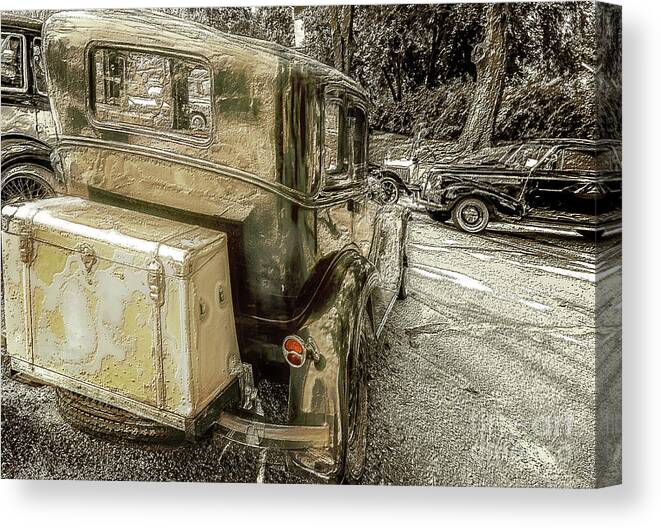 Cars Canvas Print featuring the photograph Brake Time by John Anderson