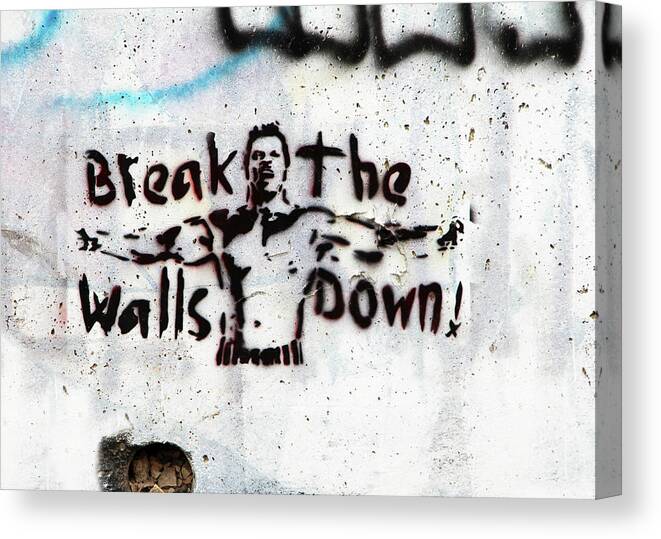 Break The Walls Down Canvas Print Canvas Art By Munir Alawi