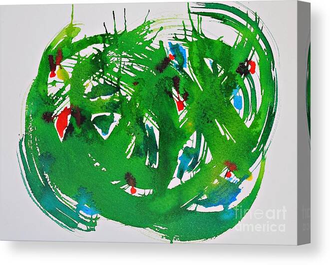 Break Canvas Print featuring the painting Breaking the rules by Chani Demuijlder
