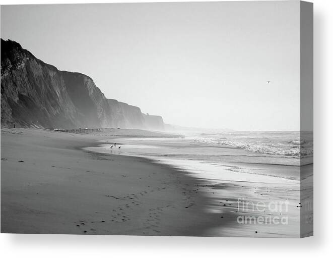 California Canvas Print featuring the photograph California Shoreline by Kimberly Blom-Roemer
