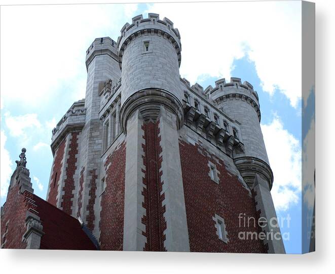 Toronto Ontario Canvas Print featuring the photograph Casa Loma 13 by Randall Weidner