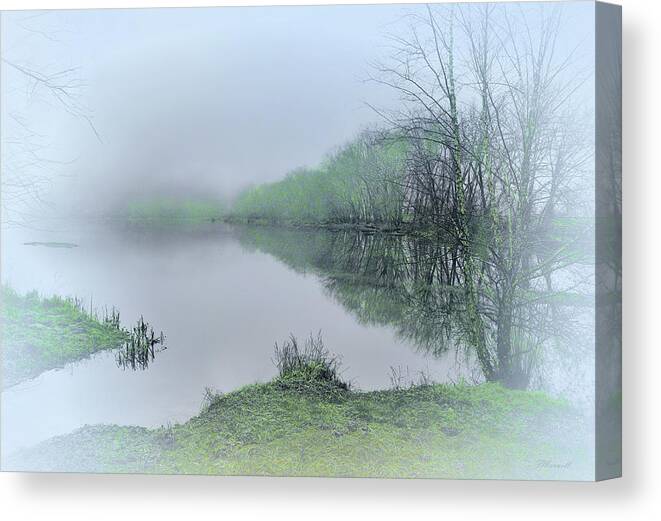River Canvas Print featuring the photograph Chattahoochee Backwater by Frank Maxwell