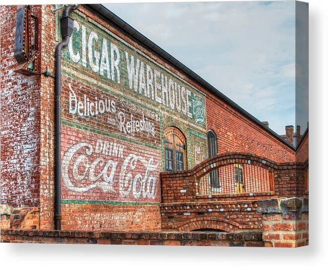 Cigar Canvas Print featuring the photograph Cigar Warehouse II by Blaine Owens