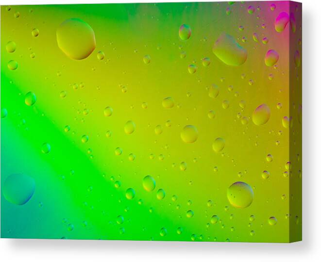 Abstract Canvas Print featuring the photograph Colored artistic background by Michalakis Ppalis