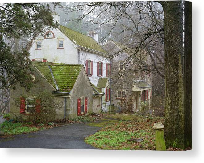Landscape Canvas Print featuring the photograph Country House by Paul Ross