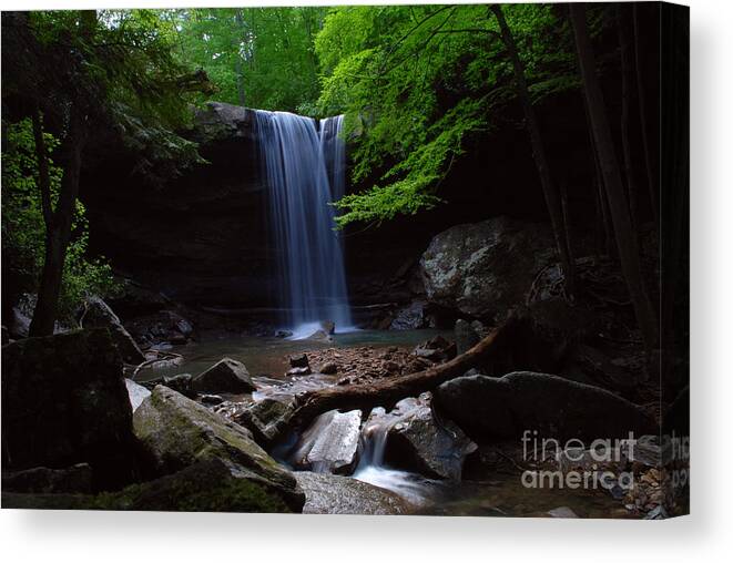 Cucumber Canvas Print featuring the photograph Cucumber falls by Amanda Jones