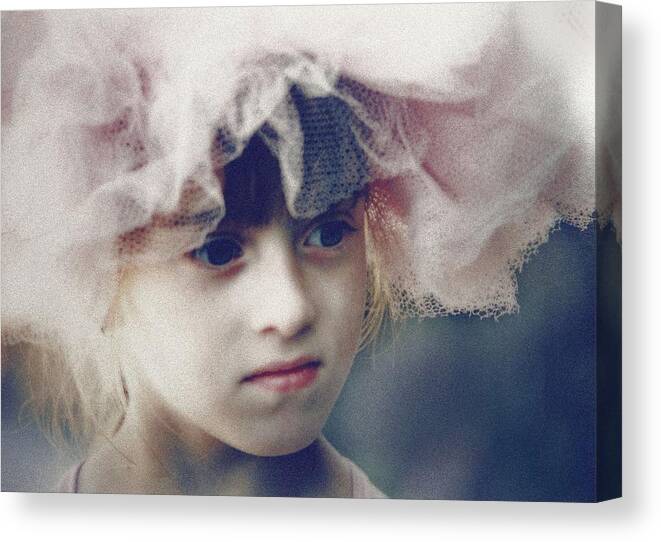 Dreams Canvas Print featuring the photograph Dreams in Tulle 2 by Marna Edwards Flavell