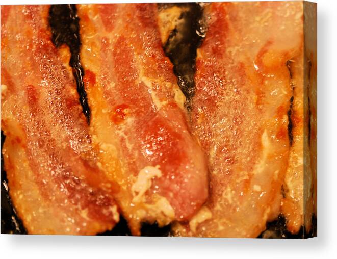 Bacon Canvas Print featuring the photograph Everything's Better With Bacon by Michael Merry