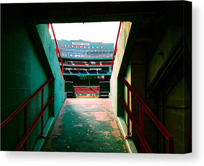 Boston Canvas Print featuring the photograph Fenway Park by Claude Taylor