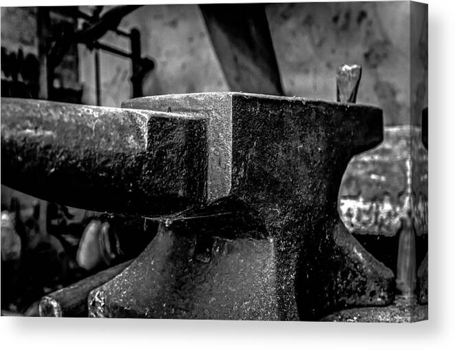 Abstract Canvas Print featuring the photograph Fine Art Black and White-185 by Joseph Amaral