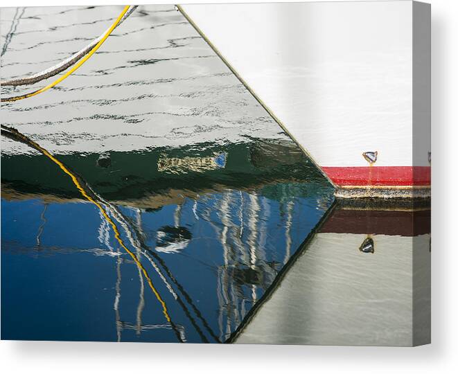 Reflection Canvas Print featuring the photograph Fishing Boats by Robert Potts