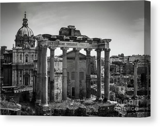 Foro Canvas Print featuring the photograph Foro Romano, Rome Italy by Perry Rodriguez