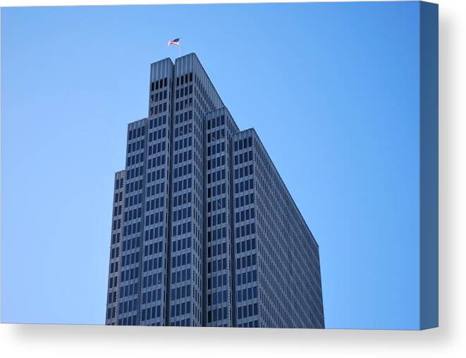 City Canvas Print featuring the photograph Four Embarcadero Center Office Building - San Francisco by Matt Quest