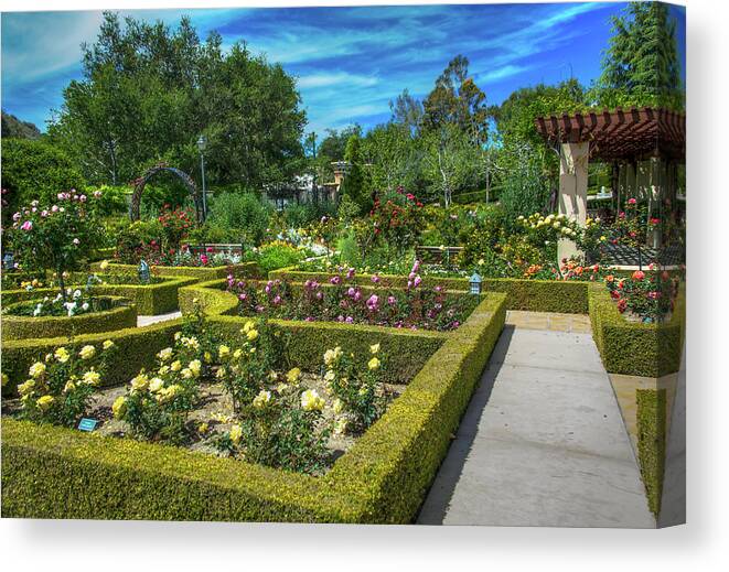 Gardens Canvas Print featuring the photograph Gardens of the World by Ross Henton