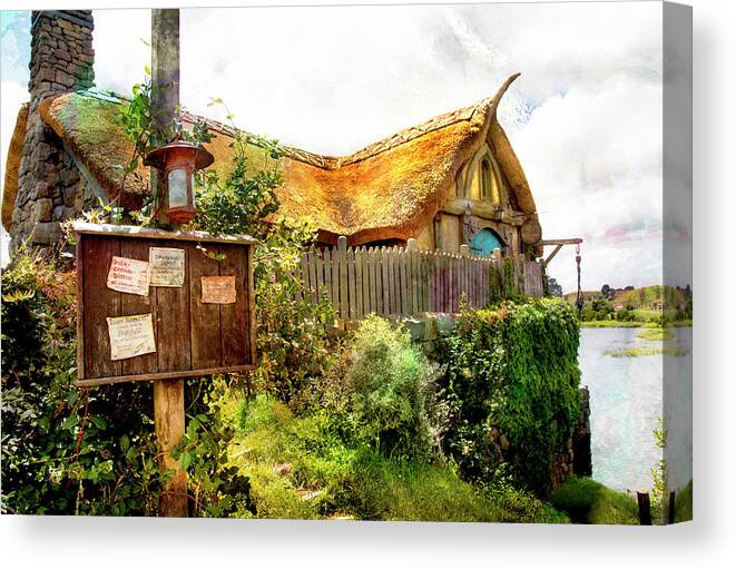 Hobbits Canvas Print featuring the photograph Gathering Place by Kathryn McBride
