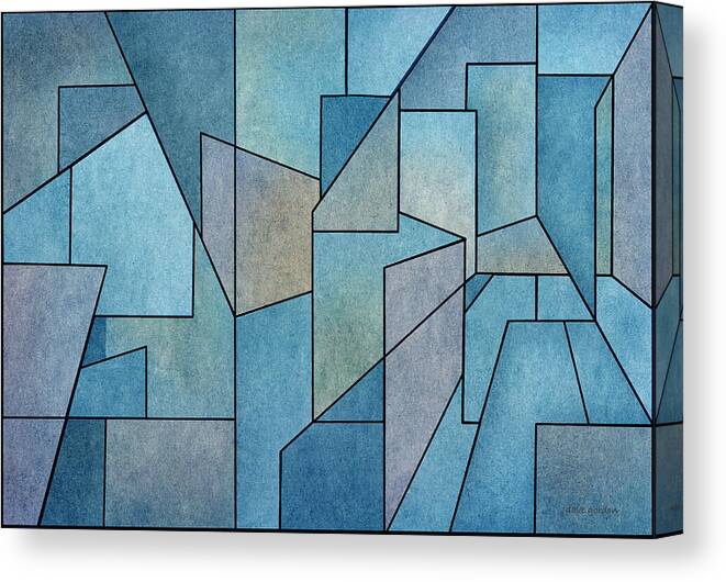 Geometric Abstraction III Canvas Print / Canvas Art by