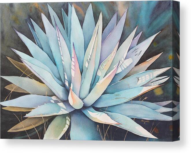 Century Plant Canvas Print featuring the painting Good Morning Starshine by Kelly Miyuki Kimura