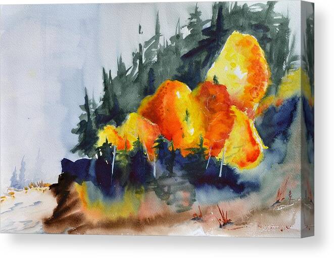 Great Balls Of Fire Canvas Print featuring the painting Great Balls Of Fire by Beverley Harper Tinsley