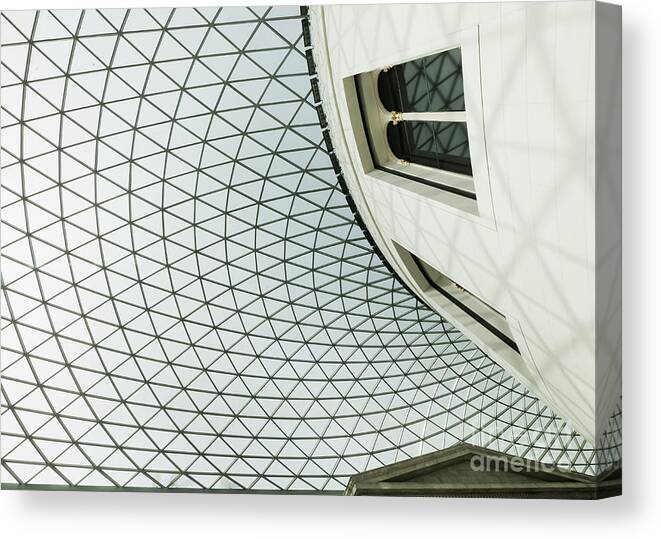 Great Court Canvas Print featuring the photograph Great Court Angled by Chris Dutton