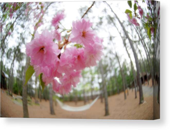 Landscape Canvas Print featuring the digital art Happy Mother's Day by Sami Martin