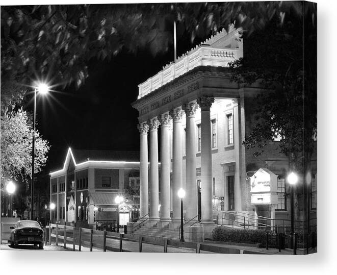 Hippodrome Canvas Print featuring the photograph Hippodrome at Night by Farol Tomson